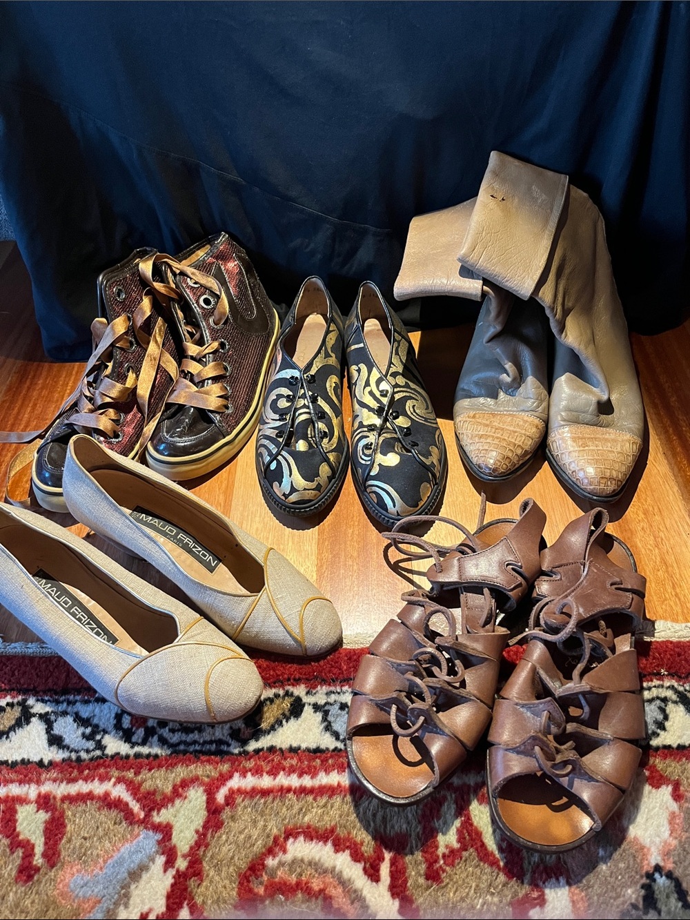 Vintage shoe collection 
MAUD FRIZON Peter Fox and more